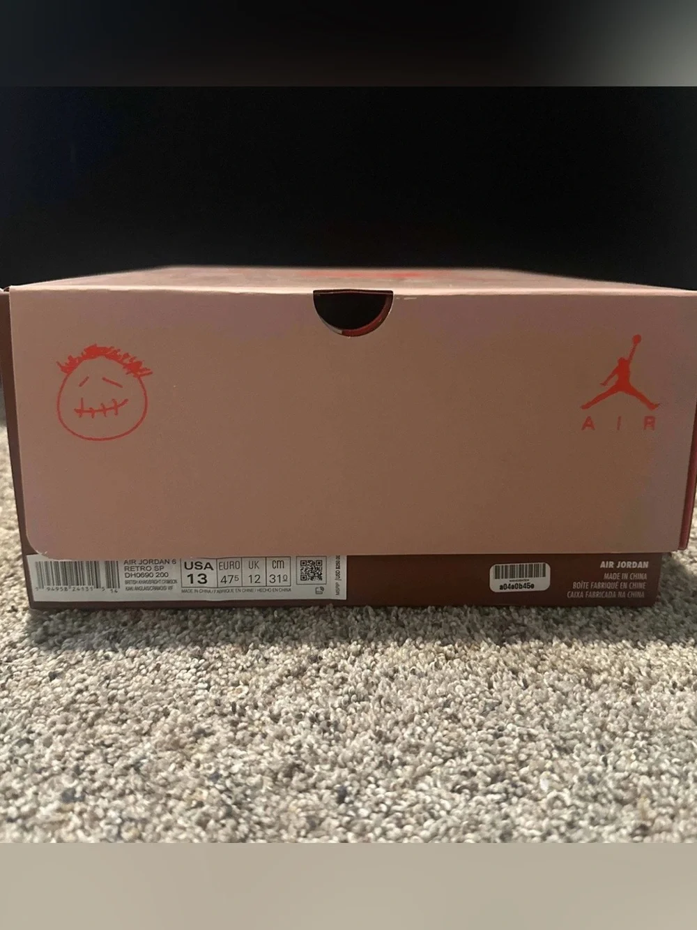 Jordan 6 - Travis Scott British Khaki - size 13M